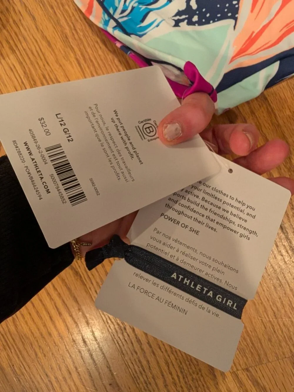 Girls rashguard & swim bikini bottoms -- Athleta